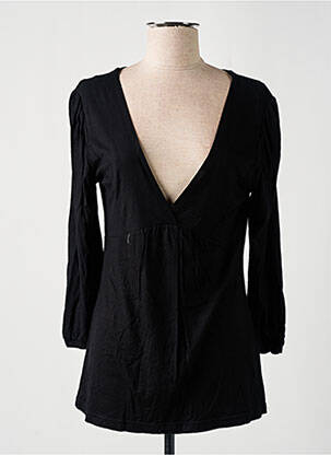 Top stretch manches longues noir VERO MODA femme