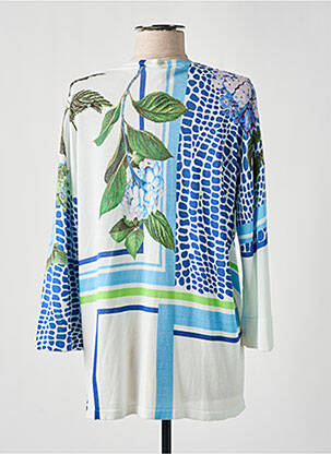 Pull col v manches longues bleu JEI'S BY LETIZIA DENARO femme