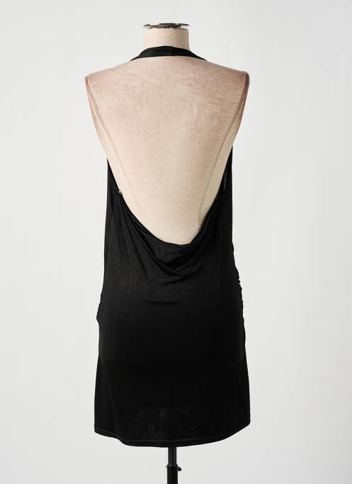 Robe courte sans manche sans manche noir JUS D'ORANGE femme