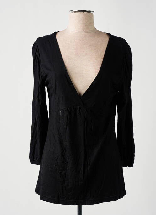 Top tissage jersey manches longues noir VERO MODA femme