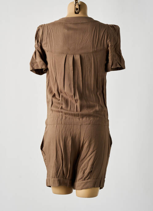 Combishort marron SCARLET ROOS pour femme