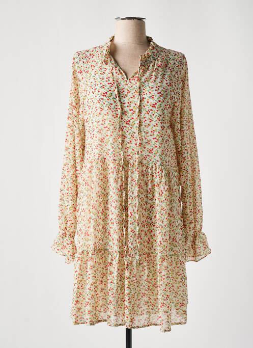 Robe mi-longue beige ANNA ELLIS pour femme