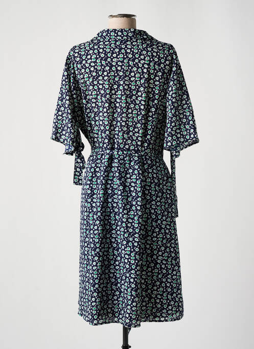 Robe mi-longue bleu A BELLE pour femme