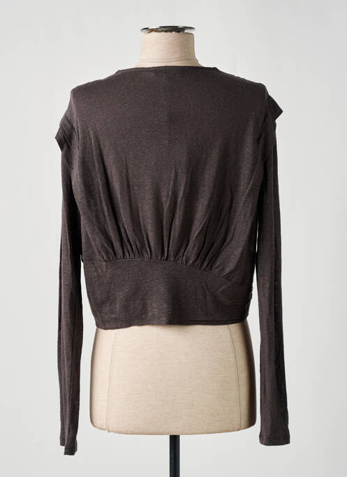 Top gris SUNCOO pour femme