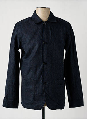Veste casual fermeture boutonnée sur le devant bleu BY CHARLIE B homme