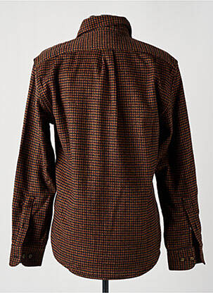 Chemise manches longues manches longues marron BY CHARLIE B homme