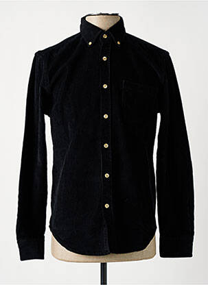 Chemise manches longues manches longues noir BY CHARLIE B homme