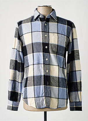 Chemise manches longues manches longues bleu BY CHARLIE B homme