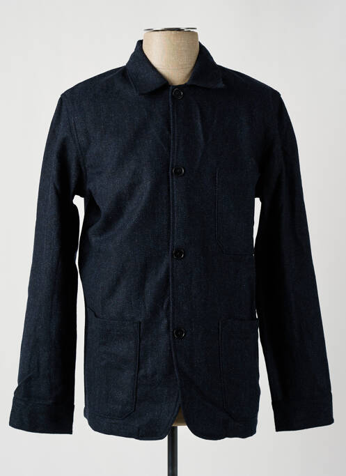 Veste casual fermeture boutonnée sur le devant bleu BY CHARLIE B homme