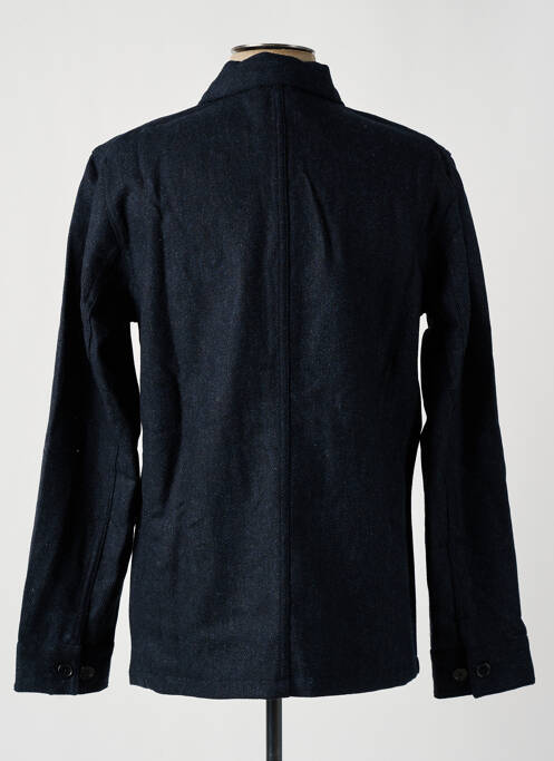 Veste casual fermeture boutonnée sur le devant bleu BY CHARLIE B homme