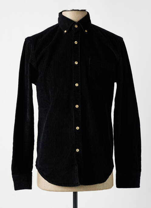 Chemise manches longues poches noir BY CHARLIE B homme