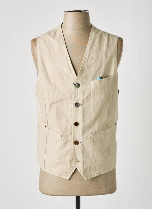 Gilet sans manche beige BOB pour homme