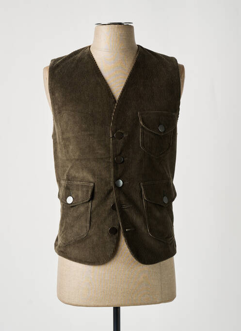 Gilet sans manche vert TONTON & FILS pour homme