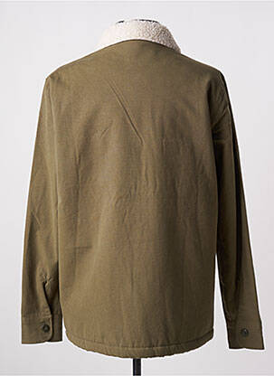 Parka manches longues sans capuche vert BY CHARLIE B homme