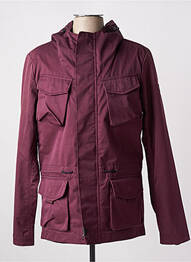 Parka manches longues a capuche violet SCOTCH & SODA homme