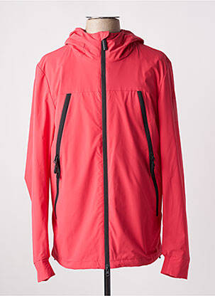 Coupe-vent poches a capuche rouge OUTHERE homme