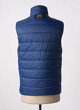 Doudoune finition intérieure doublée sans capuche bleu ECOALF homme