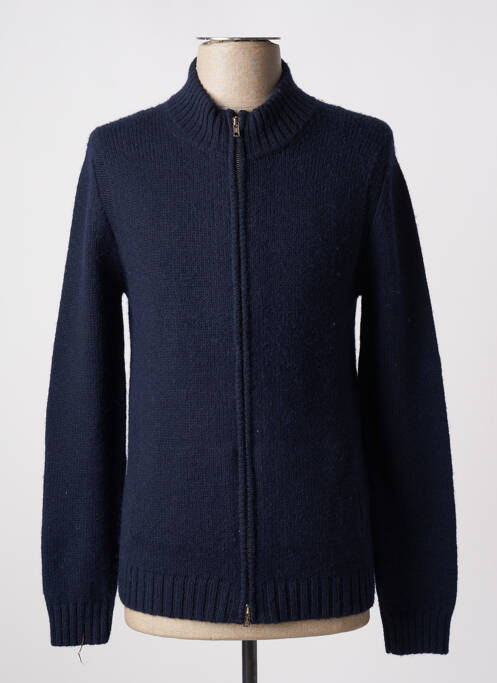 Gilet manches longues bleu ANONYM APPAREL pour homme