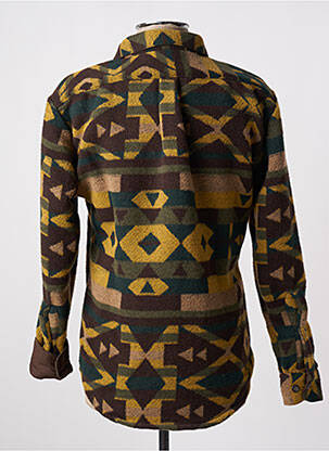 Veste casual fermeture boutonnée sur le devant marron BY CHARLIE B homme