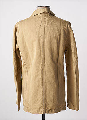 Veste casual fermeture boutonnée sur le devant beige MCS homme