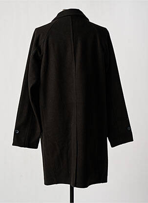 Manteau long manches longues sans capuche noir BY CHARLIE B homme