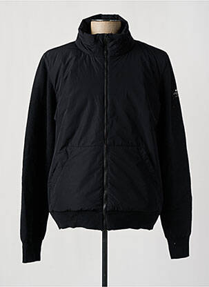 Veste casual resserrée sur le bas noir ECOALF homme
