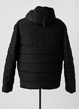 Doudoune manches longues a capuche noir KEJO homme