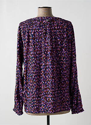 Blouse imprimé fantaisie manches longues violet STREET ONE femme