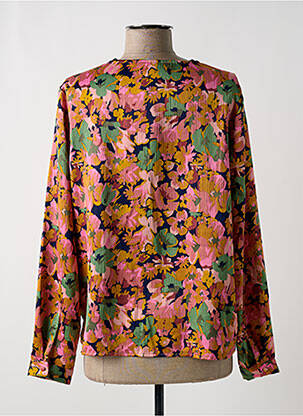 Blouse imprimé fleurs manches longues rose VERO MODA femme