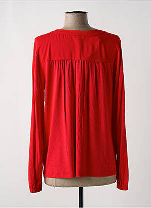 Top coupe fluide manches longues rouge STREET ONE femme