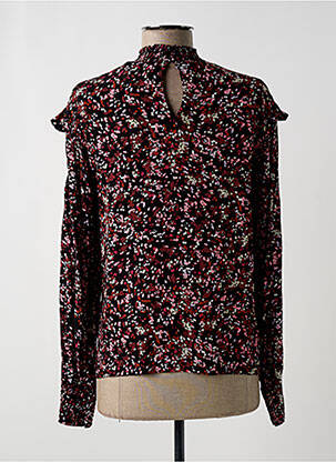 Blouse imprimé fleurs manches longues noir GARCIA femme