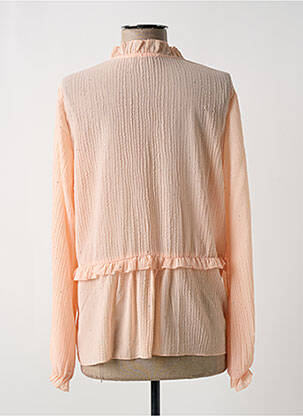 Blouse légère et transparente manches longues orange SWEEWË femme