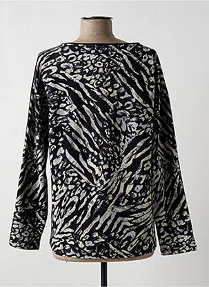 Sweat-shirt stretch manches longues noir BETTY BARCLAY femme
