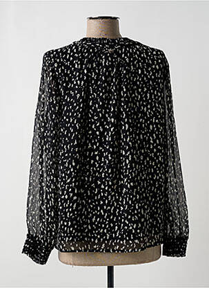 Blouse légère et transparente manches longues noir STREET ONE femme