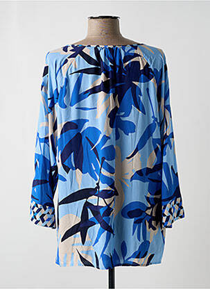 Tunique manches longues col v bleu BETTY BARCLAY femme