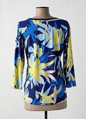 Top stretch manches 3/4 bleu BETTY BARCLAY femme