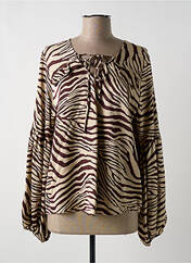 Blouse beige DROLE DE COPINE pour femme seconde vue