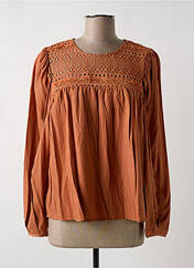 Blouse marron C'EST BEAU LA VIE pour femme seconde vue