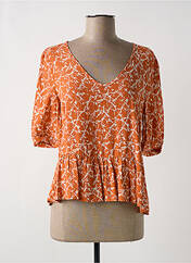 Blouse orange VERO MODA pour femme seconde vue