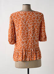 Blouse orange VERO MODA pour femme seconde vue