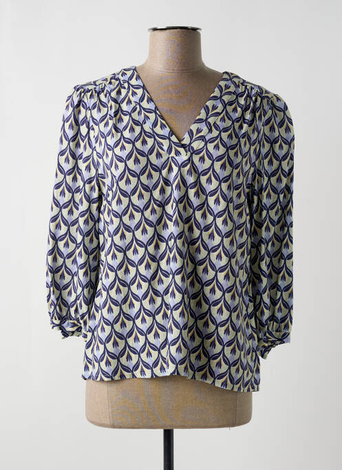 Blouse bleu JULIE GUERLANDE pour femme