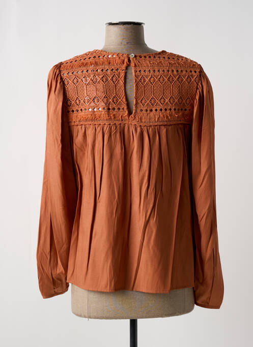 Blouse marron C'EST BEAU LA VIE pour femme