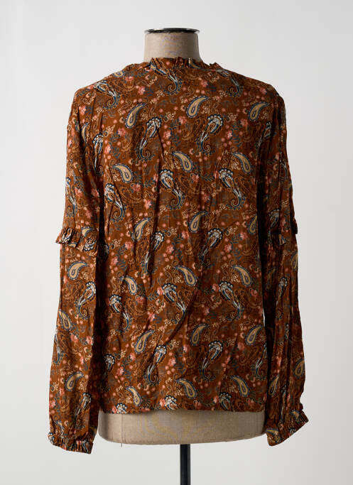 Blouse marron C'EST BEAU LA VIE pour femme