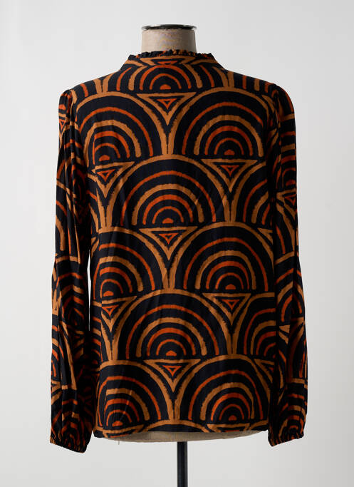 Blouse marron GEISHA pour femme