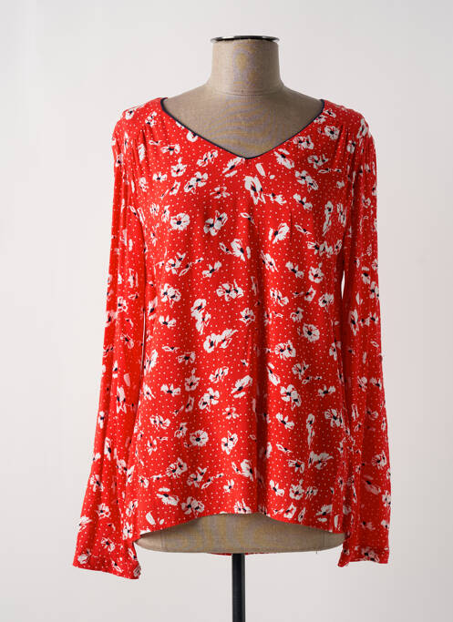 Blouse rouge C'EST BEAU LA VIE pour femme