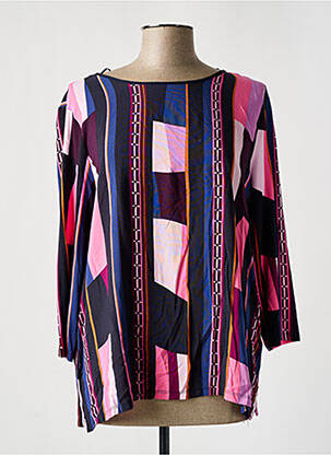 Top imprimé fantaisie manches 3/4 bleu STREET ONE femme