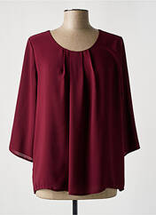 Blouse rouge VIE NOCTURNE pour femme seconde vue