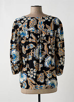 Blouse imprimé fleurs manches 3/4 noir VERO MODA femme