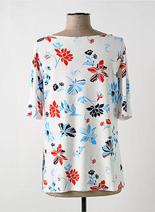 Top stretch manches courtes blanc BETTY BARCLAY femme