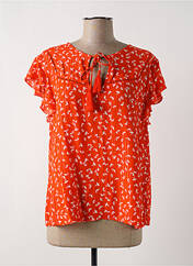 Blouse orange VERO MODA pour femme seconde vue